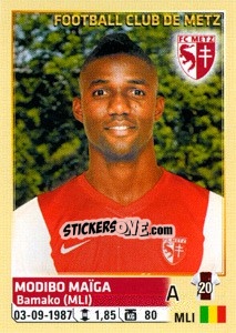 Sticker Modibo Maïga - FOOT 2014-2015 n. 262 - Panini