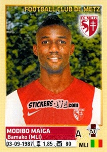 Figurina Modibo Maïga - FOOT 2014-2015 - Panini