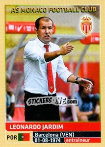 Sticker Leonardo Jardim - FOOT 2014-2015 - Panini