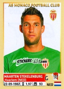 Cromo Maarten Stekelenburg - FOOT 2014-2015 - Panini