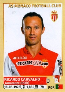 Sticker Ricardo Carvalho - FOOT 2014-2015 n. 272 - Panini