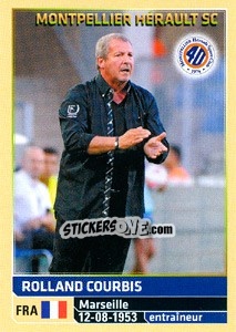 Sticker Rolland Courbis - FOOT 2014-2015 n. 292 - Panini