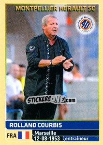 Cromo Rolland Courbis - FOOT 2014-2015 - Panini