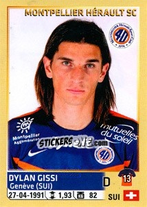Cromo Dylan Gissi - FOOT 2014-2015 n. 296 - Panini