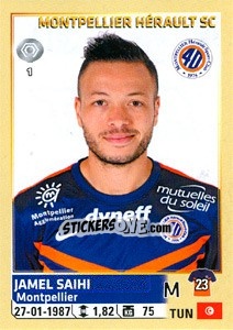 Sticker Jamel Saihi - FOOT 2014-2015 - Panini