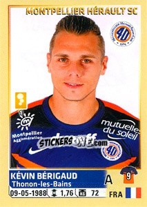 Figurina Kevin Berigaud - FOOT 2014-2015 - Panini