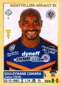 Figurina Souleymane Camara - FOOT 2014-2015 - Panini