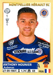 Sticker Anthony Mounier - FOOT 2014-2015 n. 310 - Panini