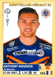 Figurina Anthony Mounier - FOOT 2014-2015 - Panini