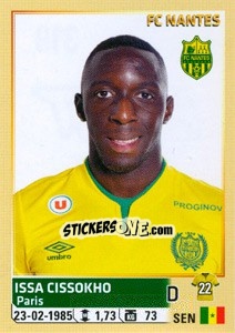 Figurina Issa Cissokho - FOOT 2014-2015 - Panini