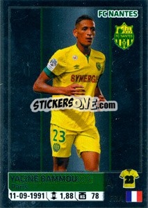 Sticker Yacine Bammou - FOOT 2014-2015 n. 335 - Panini