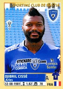 Sticker Djibril Cissé - FOOT 2014-2015 n. 18 - Panini