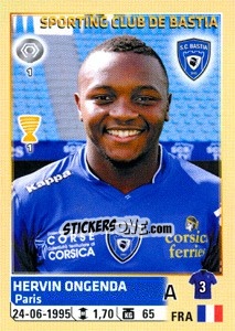 Figurina Hervin Ongenda - FOOT 2014-2015 - Panini