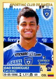 Sticker Joao Rodríguez - FOOT 2014-2015 n. 21 - Panini