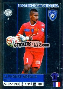 Sticker Alphonse Areola - FOOT 2014-2015 n. 23 - Panini
