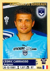 Cromo Cédric Carrasso - FOOT 2014-2015 - Panini