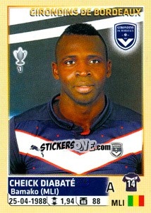 Cromo Cheick Diabaté - FOOT 2014-2015 - Panini