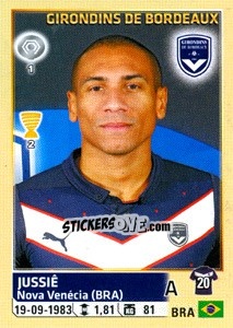 Sticker Jussié - FOOT 2014-2015 - Panini