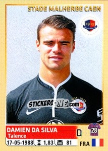 Cromo Damien Da Silva - FOOT 2014-2015 - Panini