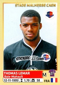Sticker Thomas Lemar - FOOT 2014-2015 n. 63 - Panini