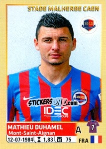 Sticker Mathieu Duhamel - FOOT 2014-2015 n. 67 - Panini