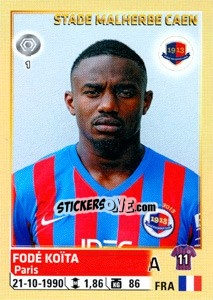Sticker Fodé Koïta - FOOT 2014-2015 n. 68 - Panini