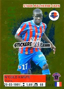 Sticker N'Golo Kanté - FOOT 2014-2015 n. 72 - Panini