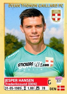 Cromo Jesper Hansen - FOOT 2014-2015 - Panini