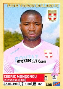 Sticker Cédric Mongongu