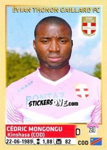 Cromo Cédric Mongongu