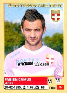 Figurina Fabien Camus - FOOT 2014-2015 - Panini