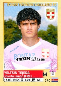 Sticker Yeltsin Tejeda - FOOT 2014-2015 n. 90 - Panini