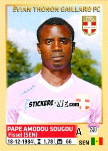 Sticker Pape Amodou Sougou - FOOT 2014-2015 n. 94 - Panini