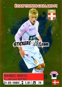 Sticker Daniel Wass - FOOT 2014-2015 - Panini