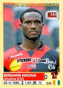 Cromo Benjamin Angoua - FOOT 2014-2015 - Panini