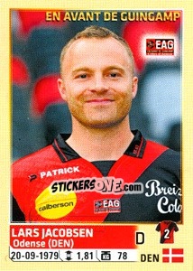 Sticker Lars Jacobsen - FOOT 2014-2015 - Panini