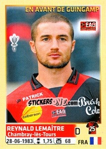 Sticker Reynald Lemaître - FOOT 2014-2015 - Panini