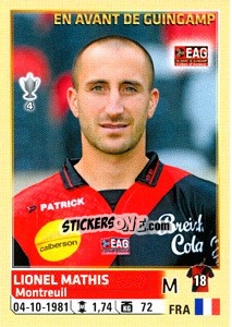 Sticker Lionel Mathis - FOOT 2014-2015 n. 112 - Panini