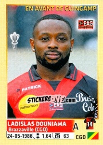 Sticker Ladislas Douniama - FOOT 2014-2015 n. 116 - Panini