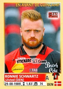 Cromo Ronnie Schwartz - FOOT 2014-2015 n. 118 - Panini