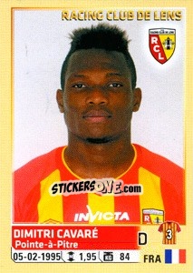 Figurina Dimitri cavaré - FOOT 2014-2015 n. 128 - Panini