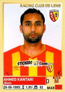 Sticker Ahmed Kantari - FOOT 2014-2015 - Panini