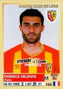 Sticker Pierrick Valdivia - FOOT 2014-2015 n. 138 - Panini