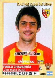 Sticker Pablo Chavarría - FOOT 2014-2015 n. 139 - Panini
