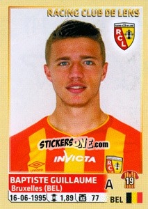 Cromo Baptiste Guillaume - FOOT 2014-2015 n. 141 - Panini