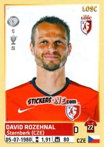 Sticker David Rozehnal - FOOT 2014-2015 n. 153 - Panini