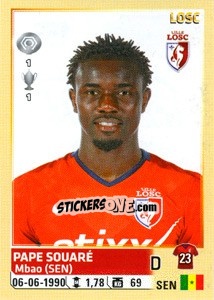 Cromo Pape Souaré - FOOT 2014-2015 n. 155 - Panini