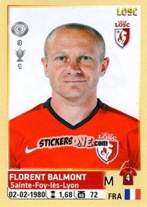 Cromo Florent Balmont