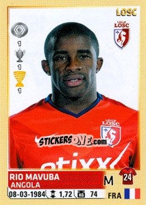Sticker Rio Mavuba - FOOT 2014-2015 n. 161 - Panini