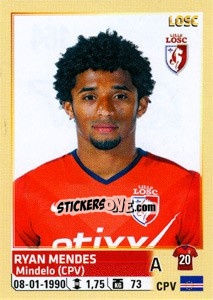Figurina Ryan Mendes - FOOT 2014-2015 n. 164 - Panini